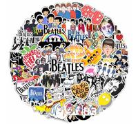 BulbaCraft 81Pcs Large The Beatle Stickers for Laptop - Classic Rock Stickers, Band Decals, Rock Band Decals, Beatle Poster, Gifts for Women & Men
