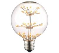 Bulbright LED Starry Fairy Light Bulb G95 3W, Antique Vintage LED Decorative Light Bulb, E27 Base, Warm White 2200K, 220-240VAC, LED Light Bulb for Cafe, Bar, Indoor Party (G95)