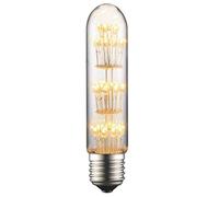 Bulbright LED Starry Fairy Light Bulb T10 3W, Antique Vintage LED Decorative Light Bulb, E27 Base, Warm White 2200K, 220-240VAC, LED Light Bulb for Cafe, Bar, Indoor Party (T10)