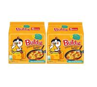 Buldaak Hot Chicken Cheese Flavour Ramen - Pack of 10 x 140g | Spicy Korean Instant Noodles with Creamy Cheese Twist | Halal Certified