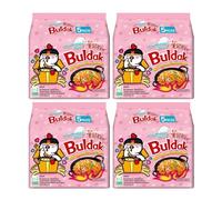 Buldak Carbonara Korean Spicy Noodles Halal Multipack | Creamy Ramen Instant Noodles | Buldak Flavour Carbonara Sauce | Korean Carbonara Ramen Hot Chicken Noodles (Pack of 20)