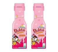 Buldak Carbonara Sauce - 2 Bottles (200g Each) | Korean Spicy Creamy Hot Chicken Sauce for Buldak Noodles & Carbonara Noodles | Perfect for Cooking, Dipping & Korean Recipes