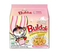 Buldak Cream Carbonara Hot Chicken Flavor Ramen 5x140g Halal Noodles
