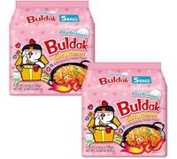Buldak Noodles Carbonara Hot Chicken Flavor Ramen 10 Pack - Ramen Instant Noodles Excellent for Snack and Soups