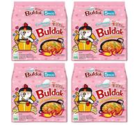 Buldak Noodles Hot Chicken Flavor Ramen 20 Pack (130g each) - Ramen Instant NoodlesExcellent for Snack and Soups (Carbonara)