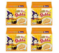 Buldak Noodles Hot Chicken Flavor Ramen 20 Pack - Ramen Instant NoodlesExcellent for Snack and Soups (Quattro Cheese)