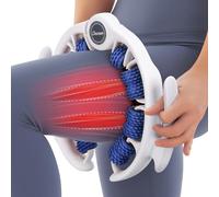 Bule Cellulite Massage Roller for Legs Lymphatic Cellulite Tool with 360° Rollers, Deep Anti Cellulite Massage Tool for Thigh, Leg, Body Sculpting, Manual Drainage Massager