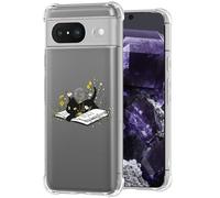 Buleens for Google Pixel 8 Case 6.2 Inch - Clear Flexible TPU Women Cute Girls Protection Phone Cover Slim Fit Shockproof Fun Girly Unique Aesthetic Cartoon Design Pattern Cases for Pixel 8, Cats