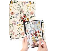 Buleens for iPad A16 Case/10th Generation Case - 10.9 Inch 2022 Trifold Tablet Case with Pen Holder for Women Girly Cute Aesthetic Auto Wake/Sleep Funda for iPad 11 Inch 2025, Vintage Flower