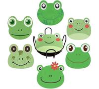 Bulerrylulu 6 Pcs Diamond Painting Coasters Kits with Holder,Animals Diamond Art Coasters Set for Drinks Coffee Table, Gem Painting kit for Beginners Adults DIY Art Craft Gifts Home Decors (Frog)