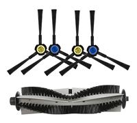 BuleVina 5Pcs/Set Replacement Parts Main Brush + Side Brush Compatible with Ilife A9s A9 A7 A80 Plus A10s L100 Robotic Vacuum Cleaner Accessories