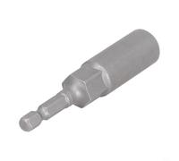 Bulevisiter 1/4" Hex Drive Socket Set with 80mm Length for Nut and Bolt Installation, Made of Chrome Vanadium Steel with HRC60 Hardness, Compatible with(11mm)