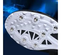 Bulevisiter 1/4 Inch Steel Track Spikes, 120 Pieces Replacement Spikes for Track and Field Shoes, 7mm Length, Silver and Gold, with Wrench for Running, Cross Country,(silver 120PCS)