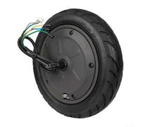 Bulevisiter 10 Inch 36V 500W Electric Scooter Wheel Hub Motor for Xiaomi 4 Lite (2nd Gen) - Black Inflatable Rubber Tire with Aluminum Alloy Frame, Compatible with