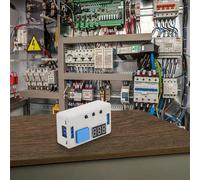 Bulevisiter 12V Delay For Relay, 0.1s to 999 Min Digital On-Off Delay For Relay with LED Display, 50mA Working Current, Plastic Housing for Industrial Applications