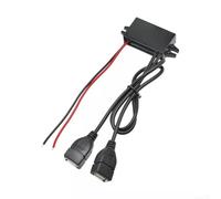 Bulevisiter 12V to 5V DC Converter Module with Dual USB Ports, 15W 3A Power Adapter for Car Electronics, GPS Navigation, Dash Cam, LED Display, Audio Devices,
