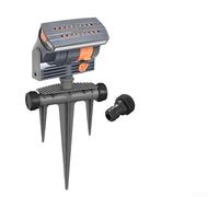 Bulevisiter 16 Hole Garden Sprinkler Head Adjustable Coverage Lawn Watering System Oscillating Water Sprayer For Yard Irrigation Plants Grass Watering(B)