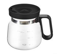 Bulevisiter 16 Oz Heatproof Glass Coffee Mug, with Travel Lid and Straw, Coffee Pot Style Large Capacity Beverage Cup for Hot and Cold Drinks(1)
