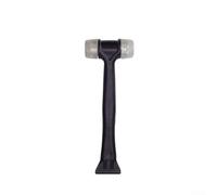Bulevisiter 2-in-1 Rubber Mallet Hammer with Ergonomic Handle Dual Purpose Construction Tool for Home Window Door Installation 29Cm(Black)