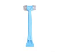 Bulevisiter 2-in-1 Rubber Mallet Hammer with Ergonomic Handle Dual Purpose Construction Tool for Home Window Door Installation 29Cm(Blue)