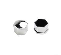 Bulevisiter 20 Pcs 17mm Chrome Wheel Nut with 4 Locking Covers and Removal Tool, ABS Plastic Lug Bolt Protectors Compatible with for Car and Truck Alloy Wheels, Enhance