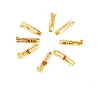 Bulevisiter 200Pcs 3.9-4.0mm Brass Male Female Connector Terminals with Insulator Sleeves for Automotive Motorcycle Marine Wiring Applications(SKU)