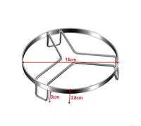 Bulevisiter 2pcs 304 Stainless Steel Steaming Rack for Cookware, Multifunctional Cooling and Insulation Rack, Silver, 15/18/20cm(15cm)