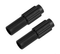 Bulevisiter 2pcs Brake Cable Adjuster Bolt for Cables, Compatible with 4mm Derailleur Lines, Aluminum Alloy Regulator for Road For Bike, Track For Bike, Fixed Gear, Small(Black)