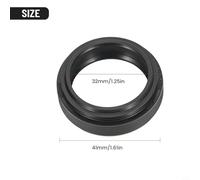 Bulevisiter 2pcs Fork Dust Wiper Seal Set for 28.6/30/32/34mm Front Fork Oil Seals Compatible with Road and Mountain Bikes Resin Plastic(30 * 39.6mm)