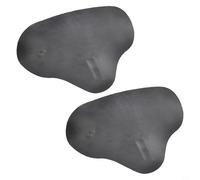 Bulevisiter 2Pcs Inflatable Boat Tow Handle for and Rubber Boats, PVC Triangle Towing Buckle with Rope Hole, 17.2 x 11.5cm Base, Black(sku)