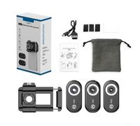 Bulevisiter 3 in 1 Microscope Lens Kit for Smartphone - 100X/150X/200X Magnification Macro Camera Lens with Built-in LED Light, Compatible with and Devices(3IN1 Lens Kit)