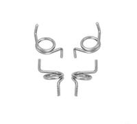 Bulevisiter 4pcs Metal Door Lock Springs Set, 2 Left and 2 Right Side Replacement Compatible with for Transporter T3 1979-1992 and T4 1990-2003 Bus, Box, Interior