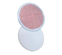 Bulevisiter 6-Pack Heavy Duty Scrub Mop Pads for SpinWave Hard Floor Cleaners - Compatible with Models 2124, 2039A, 2307, 23157, 20391 & 20399 - 21 x 21 cm Fibre(4PCS)