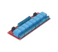 Bulevisiter 8 Channel For Relay Module with Optocoupler Isolation, High and Low Level Trigger, 5V/12V/24V Input, 10A Load Capacity, for PLC Automation, IoT Control, Home(5V)