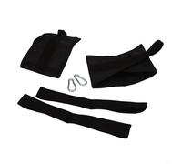 Bulevisiter Ab Toning Belt for Core Strength Training, Non-Slip Abdominal Workout Strap with Neoprene Padding, Supports Up to 300 lbs, Compatible with Pull-Up For Bars(Orange)