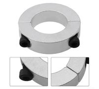 Bulevisiter Aluminium Alloy Double Split Shaft Collar 12mm-38mm ID | Two-Piece Clamping Ring with DIN 912 Cap Screws | Industrial Anti-Retaining Clamp(35mm)