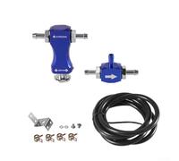 Bulevisiter Aluminum Turbo Boost Controller Manual Pressure Regulator for Car Turine with Decompression Valve, High Universality Fitment(Blue)