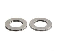 Bulevisiter AXK2542 Thrust Needle Roller Bearings 25x42x2mm with AS2542 Washers for Heavy Load Applications, Compact Stiffness Design, Hardened Polished Raceways, Oil