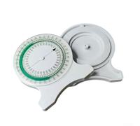 Bulevisiter Bubble Inclinometer for Physical Therapy and Spinal Testing - Joint Range of Motion Measurement Tool with Degree Dial for Neck, Shoulders, HIPS and(Green)