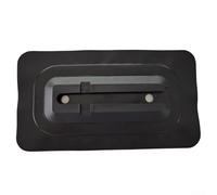 Bulevisiter Central Fin Base for Canoe Surfing - 9 Inch Fish Mount Support, PVC Construction, Compatible with Watershed Board, For Easy to Install, 1(black)