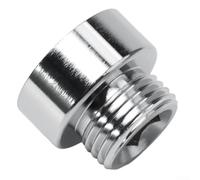 Bulevisiter Chrome Shower Hose Adapter 3/4" Female To 1/2" Male Reducer Connector For Fixed Head Showers And Flexible Hose Systems, Brass Construction, Fit(1pc)