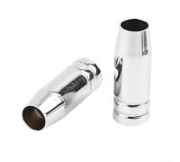 Bulevisiter Conical Nozzle Shroud for MIG MB25 Welding Equipment, Metal Cone Pushing Nozzle, 22mm Outer Diameter, 15mm Inner Hole, 57mm Length, Compatible with