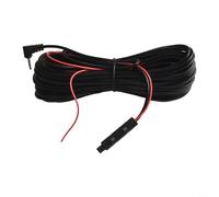 Bulevisiter Dash Cam Extension Cable Compatible with for Rear View Camera, 10m 4-Pin with 2.5 mm Audio Video Cable, Compatible with DC 12V Car Recorders