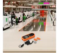 Bulevisiter Digital Air Flow Meter Handheld Anemometer with, 5 Measurement Units, Compact Lightweight Design for Airflow and Gauge,