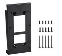 Bulevisiter Doorbell Angle Adjustment Mount Compatible with for Ring Video Doorbell 2/3/3 Plus/4 Battery Doorbell Pro Plus ABS Siding Mount Wedge Kit Black