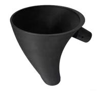 Bulevisiter Easy-Pour Funnel Attachment, for KitchenAid Artisan KSM150 Mixer with 30° Inclined Opening, 120mm Top Diameter for Mess-Free Baking Cooking(Black)