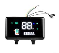 Bulevisiter Electric Display for Ebike Speedometer 48-72V Phase-Line Speed Digital Instrument with 6PIN Interface, Compatible with E-Scooters and Electric(sku)