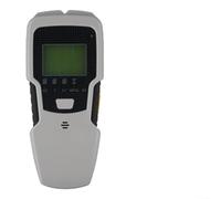 Bulevisiter Electronic Wall Scanner 5-in-1 Stud Finder Sensor for Wood, Metal, AC Wires & Pipes Detection with LCD Display and Alarm Function, Silver