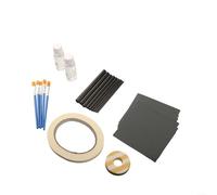 Bulevisiter Fishing Rod Repair Kit 32 In 1 With 10 Carbon Fiber, Epoxy Resin, Wrapping Thread, Sand Paper For Easy Rod Building & Repair, Complete Set For Beginners And Professionals