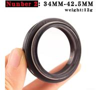 Bulevisiter For Bike Front Fork Dust and Oil Seal Set, Plastic Resin Material, Compatible with For Fox, and X-Fusion Suspension Forks, Multiple Sizes Including 32mm-41.1mm, 34mm-42.5mm,(34MM-42.5MM)